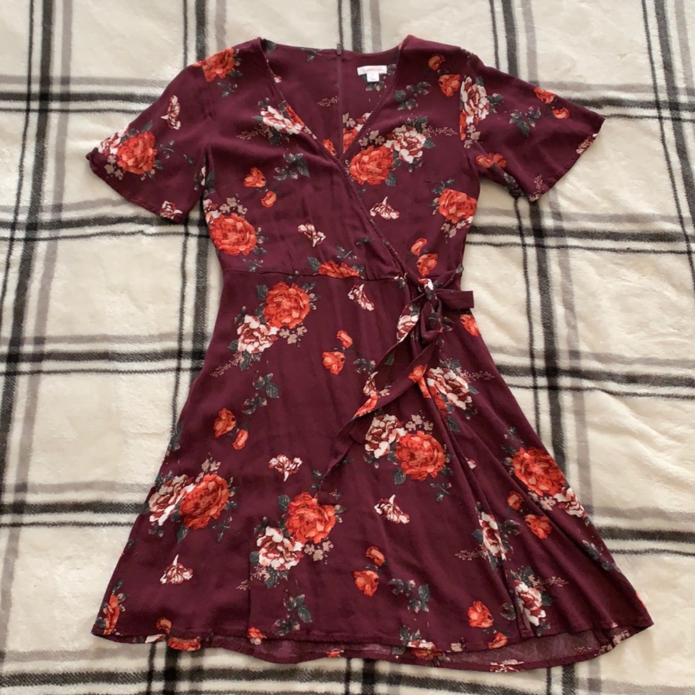 Faux Wrap Dress